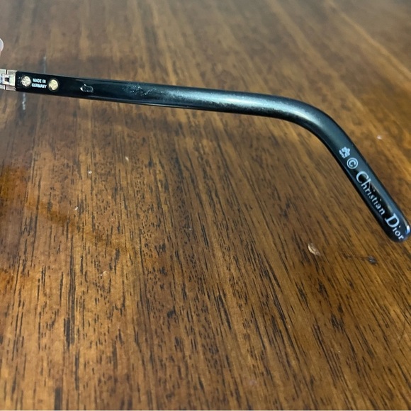 Christian Dior black and blue vintage sunglasses. Made in Germany 2277 90. - Picture 3 of 12